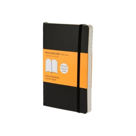 Moleskine Classic - Taccuino - 90 x 140 mm - 192 pagine - righe - nero