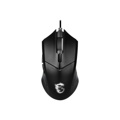 MSI Clutch DM07 - Mouse - ottica - 6 pulsanti - cablato - USB 2.0