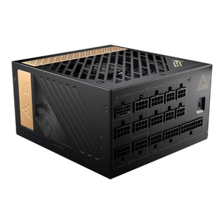 MSI MEG Ai1300P PCIE5 - Alimentazione (interna) - ATX12V / EPS12V - 80 PLUS Platinum - 100-240 V c.a. V - 1300 Watt - PFC (fatt