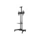 Multibrackets M Public Floorstand Basic - Supporto - per display LCD - acciaio - nero - dimensione schermo: 32"-60" - supporto 