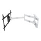 Multibrackets M Universal Long Reach Arm - Staffa - per display LCD - acciaio - nero/bianco - dimensione schermo: 42"-75" - ins