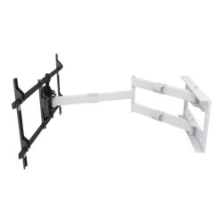 Multibrackets M Universal Long Reach Arm - Staffa - per display LCD - acciaio - nero/bianco - dimensione schermo: 42"-75" - ins