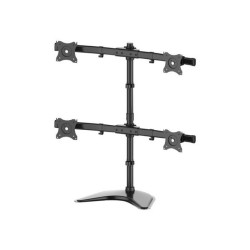 Multibrackets MB3347 - Supporto - per 4 display LCD - acciaio - nero - dimensione schermo: 10"-27" - supporto per scrivania