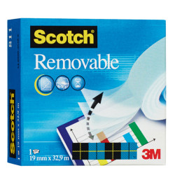 Nastro adesivo Magic 811 - removibile - invisibile - 1,9 cm x 33 m - trasparente - Scotch