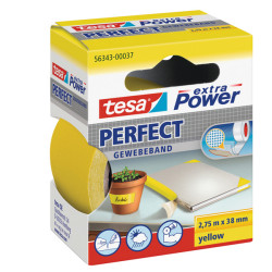 Nastro adesivo telato XP Perfect - 3,8 cm x 2,7 m - giallo -Tesa