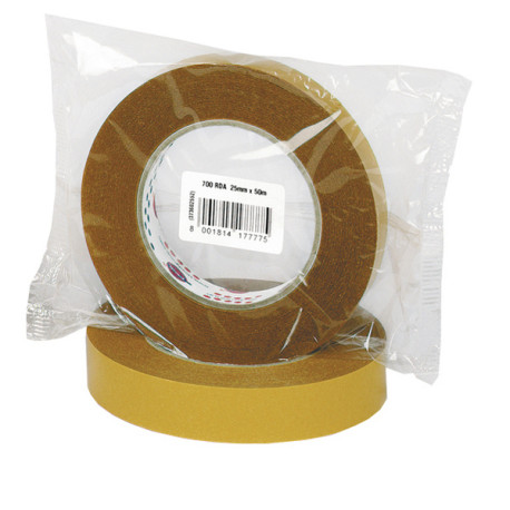 Nastro biadesivo 700RDA - in caramella - 2,5 cm x 50 m - trasparente - Eurocel