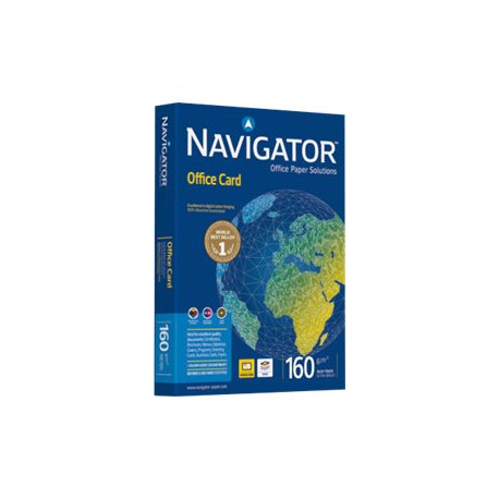 Navigator Office Card - 170 micron - bianco - A3 (297 x 420 mm) - 160 g/m² - 250 fogli scatola - carta comune (pacchetto di 5)