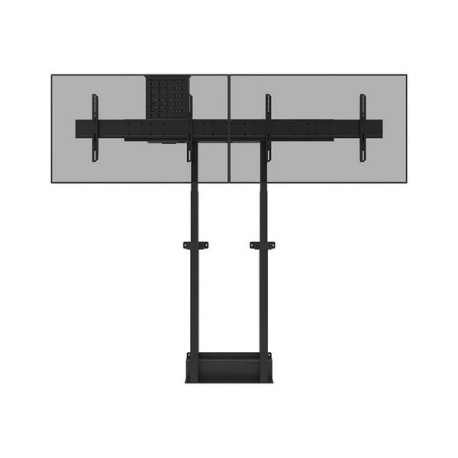 Neomounts ADM-875BL2 - Componente di montaggio (adattatore) - microregolabile - per 2 pannelli LCD / plasma - bloccabile - acci