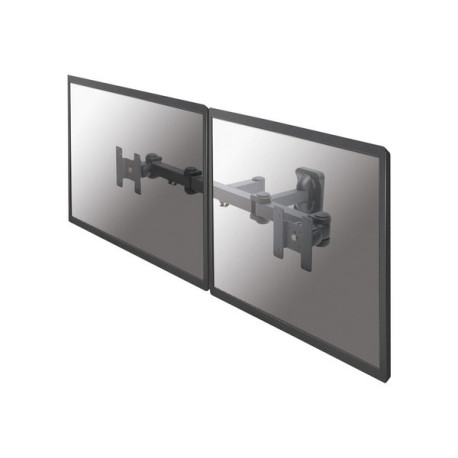 Neomounts FPMA-W960D - Staffa - video full-motion - per 2 display LCD - nero - dimensione schermo: 10"-27" - installabile a par