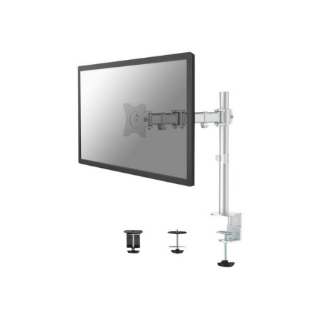 Neomounts NM-D135 - Kit montaggio - video full-motion - per display LCD - argento - dimensione schermo: 10"-30" - installabile 