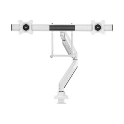 Neomounts NM-D775DX - Kit montaggio - video full-motion - per 2 display LCD - Alluminio - bianco - dimensione schermo: 10"-32" 