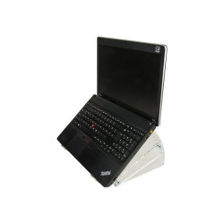 Neomounts NSNOTEBOOK300 - Supporto - per portatile - acrilico - trasparente - dimensione schermo: 10"-22"