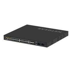 NETGEAR AV Line M4250-26G4F-PoE++ - Switch - L3 - gestito - 24 x 10/100/1000 (PoE++) + 2 x 10/100/1000 + 4 x 1000Base-X SFP - f