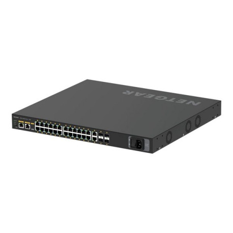 NETGEAR AV Line M4250-26G4XF-PoE+ - Switch - L3 - gestito - 24 x 10/100/1000 (PoE+) + 2 x 10/100/1000 + 4 x 1 Gigabit / 10 Giga