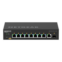 NETGEAR AV Line M4250-9G1F-PoE+ - Switch - L3 - gestito - 8 x 10/100/1000 (8 PoE+) + 1 x 10/100/1000 + 1 x Gigabit SFP - flusso