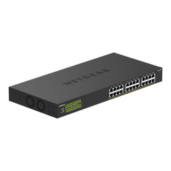 NETGEAR GS324PP - Switch - unmanaged - 24 x 10/100/1000 (PoE+) - desktop, montabile su rack - PoE+ (380 W)