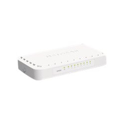 NETGEAR GS608v4 - Switch - unmanaged - 8 x 10/100/1000 - desktop, montaggio a parete