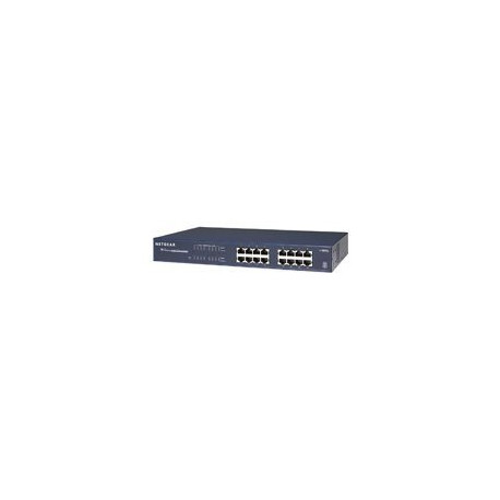 NETGEAR JGS516v2 - Switch - unmanaged - 16 x 10/100/1000 - desktop, montabile su rack - AC 100/230 V