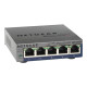 NETGEAR Plus GS105Ev2 - Switch - gestito - 5 x 10/100/1000 - desktop