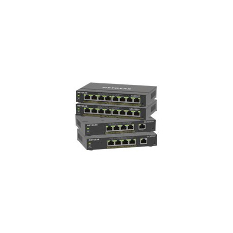 NETGEAR Plus GS305EP - Switch - intelligente - 5 x 10/100/1000 (4 PoE+) - desktop, montaggio a parete - PoE+ (63 W)