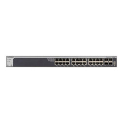 NETGEAR Smart XS728T - Switch - L3 Lite - intelligente - 24 x 10GBase-T + 4 x 10 Gigabit SFP+ - desktop, montabile su rack