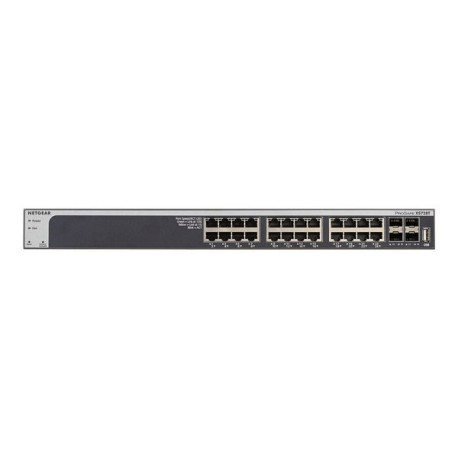 NETGEAR Smart XS728T - Switch - L3 Lite - intelligente - 24 x 10GBase-T + 4 x 10 Gigabit SFP+ - desktop, montabile su rack