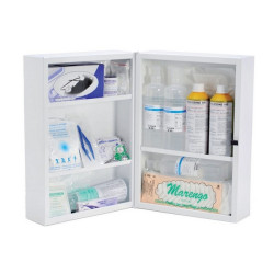 Armadietto pensile metallo Allegato 1 cat. AB oltre 2 dip. cm.40x30x12 con sfigmomanometro da polso