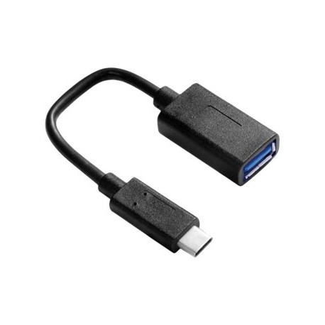 Nilox - Adattatore USB - USB Tipo A (F) a USB-C (M) - USB 3.1 - nero