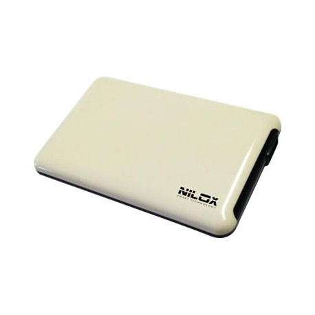 Nilox - Box esterno - 2.5" - SATA 3Gb/s - USB 3.0 - bianco