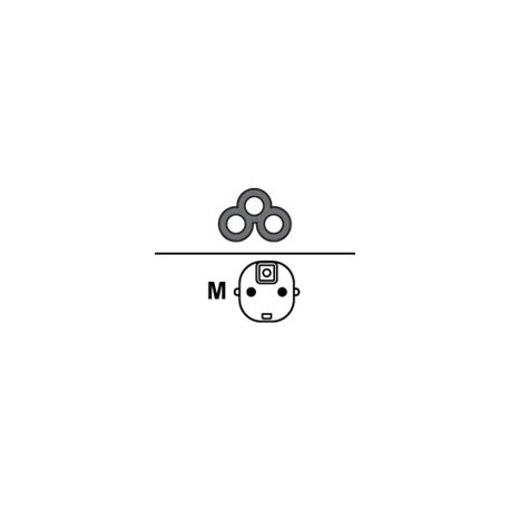 Nilox - Cavo di alimentazione - CEE 7/4 (M) a IEC 60320 C5 - 250 V c.a. V - 16 A - 1.8 m - connettore 90° - nero