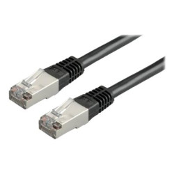 Nilox - Cavo di rete - RJ-45 (M) a RJ-45 (M) - 0.5 m - SFTP - CAT 6 - nero