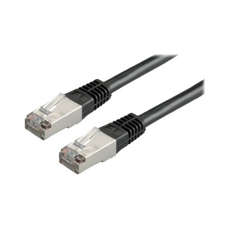 Nilox - Cavo di rete - RJ-45 (M) a RJ-45 (M) - 0.5 m - SFTP - CAT 6 - nero