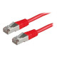 Nilox - Cavo di rete - RJ-45 (M) a RJ-45 (M) - 50 cm - UTP - CAT 6 - stampato - rosso