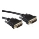 Nilox - Cavo DVI - legame doppio - DVI-D (M) a DVI-D (M) - 1 m - nero