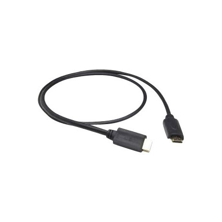 Nilox - Cavo HDMI con Ethernet - HDMI maschio a HDMI maschio - 1 m - nero - supporto 4K