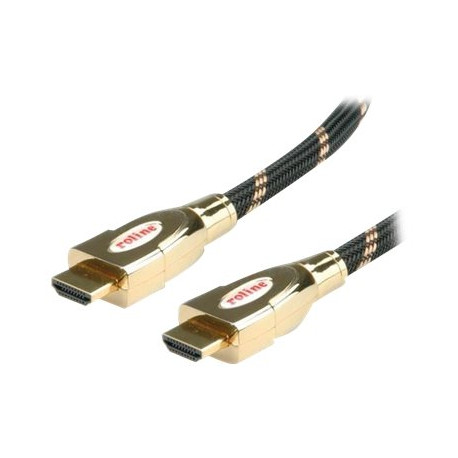 Nilox - Cavo HDMI con Ethernet - HDMI maschio a HDMI maschio - 1 m - schermato - nero - supporto 4K