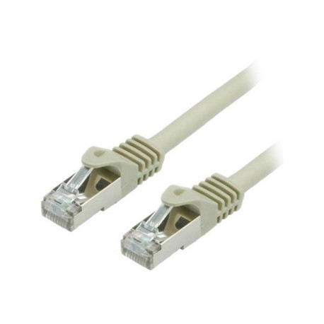 Nilox - Cavo patch - RJ-45 (M) a RJ-45 (M) - 1 m - SFTP, PiMF - 50 / 125 micron - CAT 7 - schermato - grigio