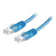 Nilox - Cavo patch - RJ-45 (M) a RJ-45 (M) - 2 m - UTP - CAT 6 - blu