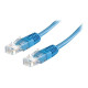 Nilox - Cavo patch - RJ-45 (M) a RJ-45 (M) - 3 m - UTP - CAT 5e - blu