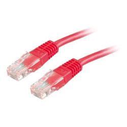 Nilox - Cavo patch - RJ-45 (M) a RJ-45 (M) - 3 m - UTP - CAT 6 - rosso