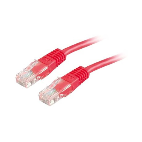 Nilox - Cavo patch - RJ-45 (M) a RJ-45 (M) - 3 m - UTP - CAT 6 - rosso