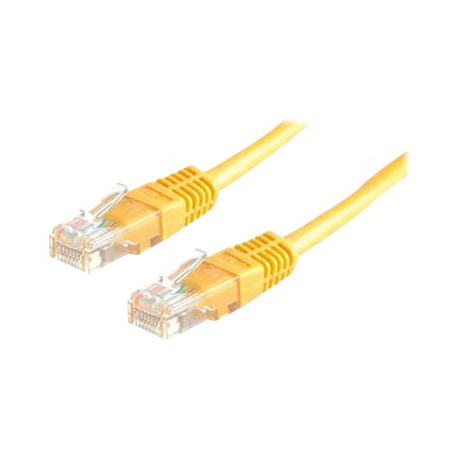 Nilox - Cavo patch - RJ-45 (M) a RJ-45 (M) - 3 m - UTP - CAT 6 - schermato, stampato - giallo