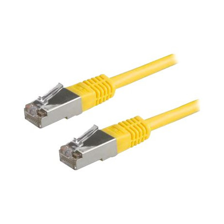 Nilox - Cavo patch - RJ-45 (M) a RJ-45 (M) - 5 m - FTP - CAT 5e - schermato - giallo