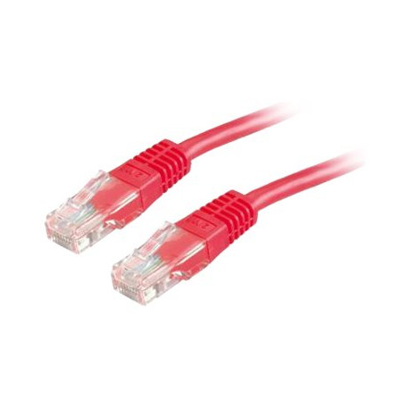 Nilox - Cavo patch - RJ-45 (M) a RJ-45 (M) - 5 m - UTP - CAT 5e - rosso