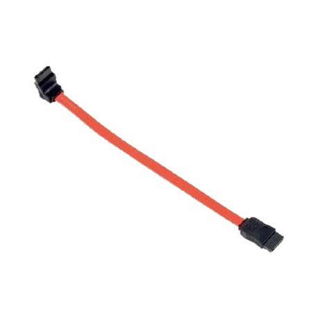 Nilox - Cavo SATA - Serial ATA 150 - SATA a SATA - 50 cm - connettore 90° - rosso