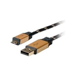 Nilox - Cavo USB - Micro-USB Tipo B (M) a USB (M) - USB 2.0 - 1.8 m - nero