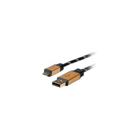 Nilox - Cavo USB - Micro-USB Tipo B (M) a USB (M) - USB 2.0 - 1.8 m - nero