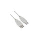 Nilox - Cavo USB - USB (M) a USB (M) - USB 2.0 - 3 m - bianco