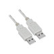 Nilox - Cavo USB - USB (M) a USB (M) - USB 2.0 - 5 m - stampato - grigio