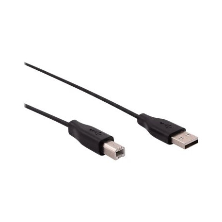 Nilox - Cavo USB - USB (M) a USB Tipo B (M) - USB 2.0 - 1.2 m - nero